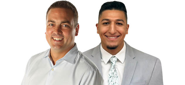 Dr. Chad Burmeister and Dr. Mohammad Douleh